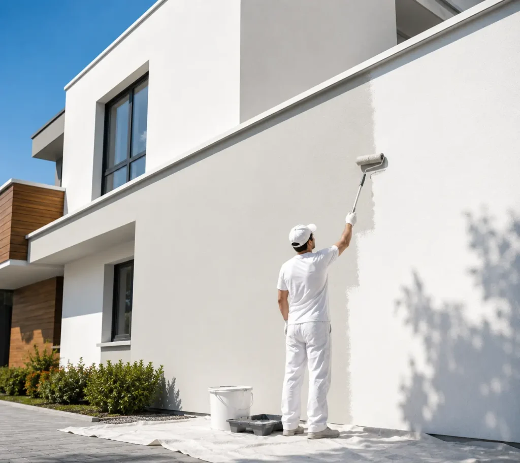Exterior Wall Painting by Design Paint Decor